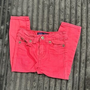 Levi's 18M Vibrant Pink Denim Leggings